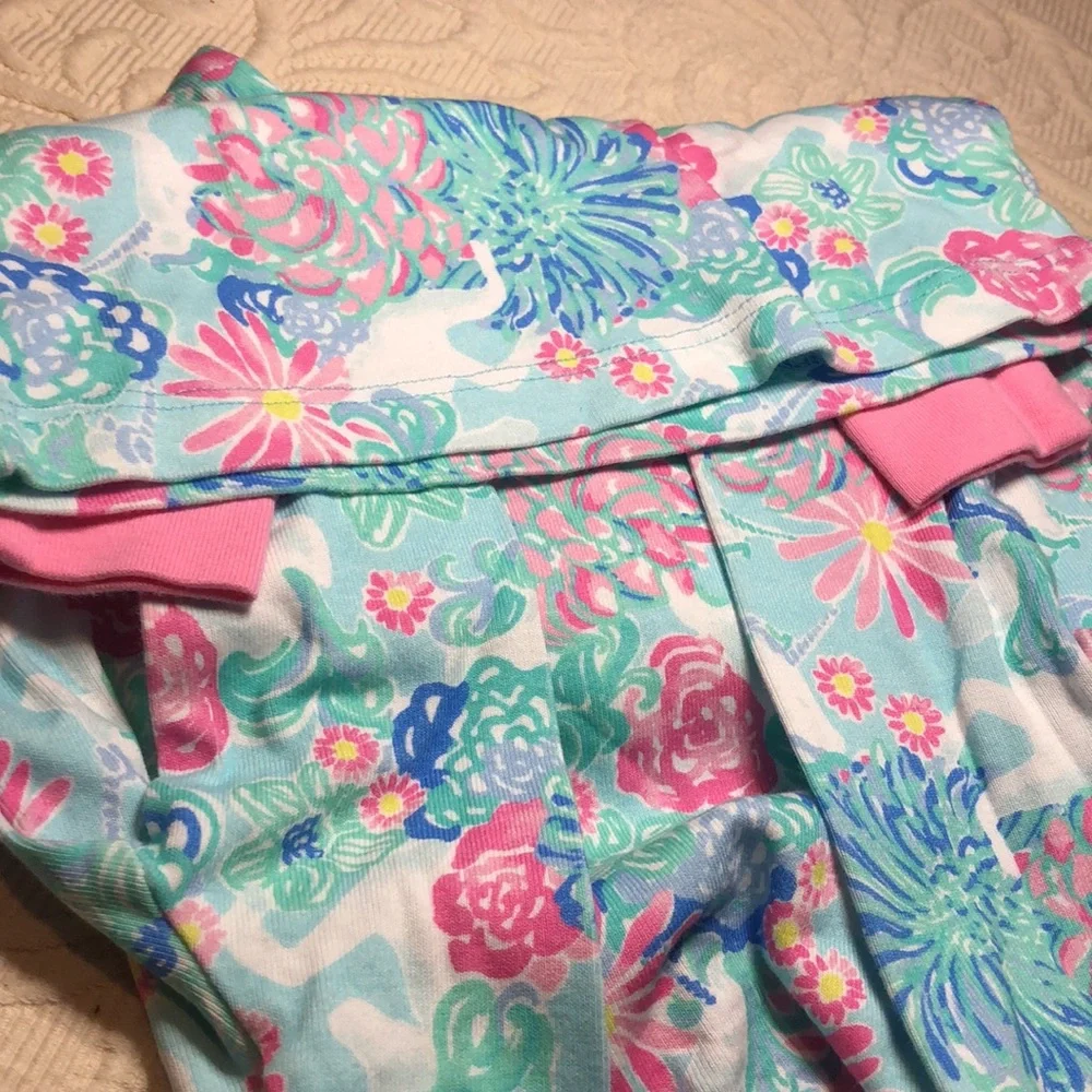 Girls spring Pottery barn Lilly Pulitzer Kids Pajamas - Pink and Blue